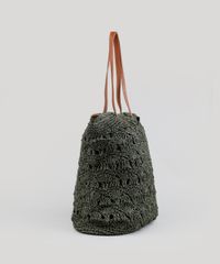 Bolsa-de-Praia-Feminina-Shopper-de-Palha-Verde-Militar-9198313-Verde_Militar_3