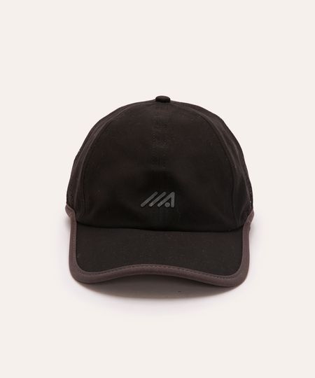 boné aba curva com micro furos esportiva ace preto UNICO