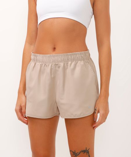short running com bolso esportivo ace verde acqua - kaki escuro P