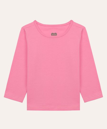 blusa de algodão infantil pink 2 blusa de algodão infantil pink 2