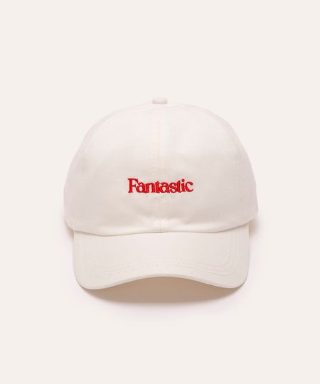 boné aba curva fantastic off white UNICO boné aba curva fantastic off white UNICO