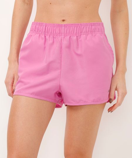 short running com bolso esportivo ace verde acqua - lilás M
