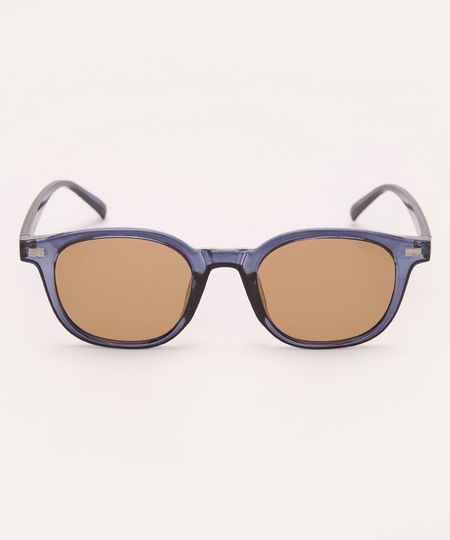 óculos de sol quadrado triton azul UNICO