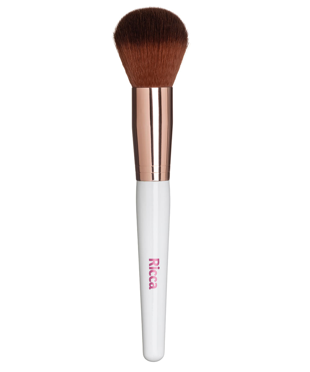 Conjunto combinado de 42 peças de 20 pincéis de maquiagem e esponjas de maquiagem para líquido, creme e pó - polido, mistura e pincel facial pincel ricca rose gold para pó