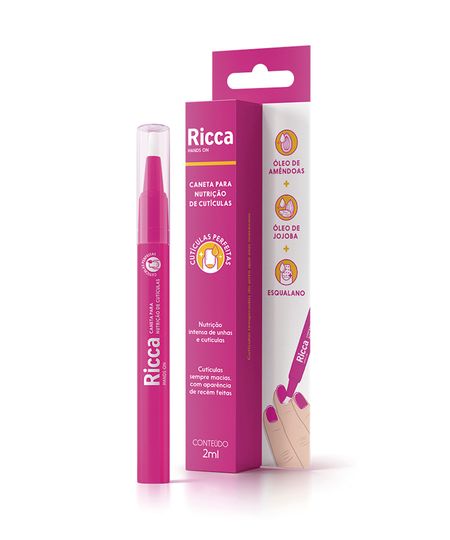 caneta para nutrição de cutículas ricca UNICO caneta para nutrição de cutículas ricca UNICO