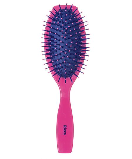escova ricca pink oval almofadada UNICO