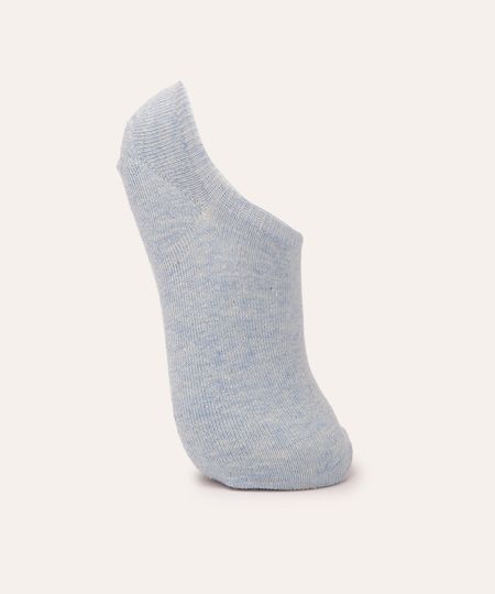 meia soquete de algodão azul 34-39 meia soquete de algodão azul 34-39