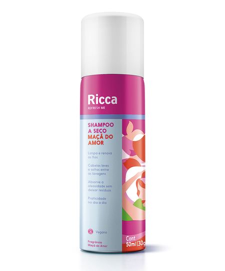 shampoo a seco maça do amor ricca 50ml 50 ML