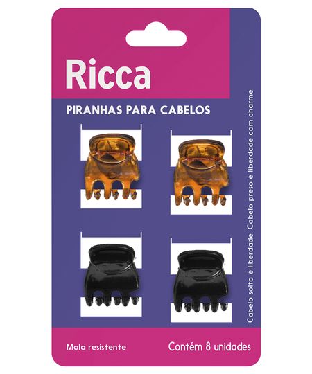 piranha ricca classic mini 4 unidades de 1,5cm UNICO