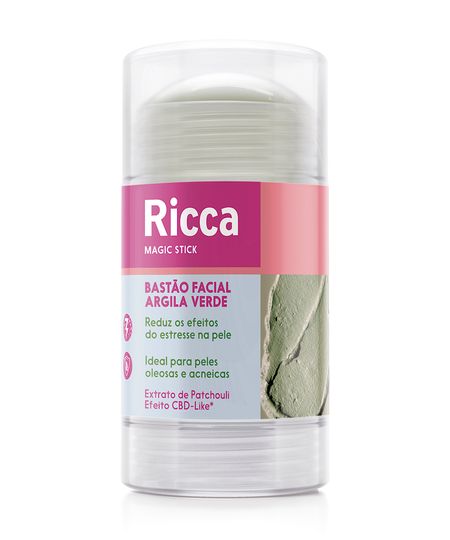bastão facial argila verde ricca UNICO bastão facial argila verde ricca UNICO