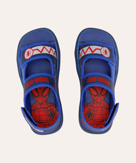 papete homem aranha infantil azul 28