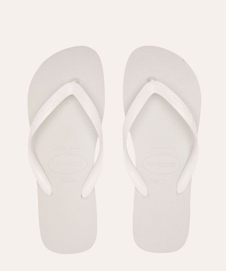 chinelo havaianas top branco 41-42