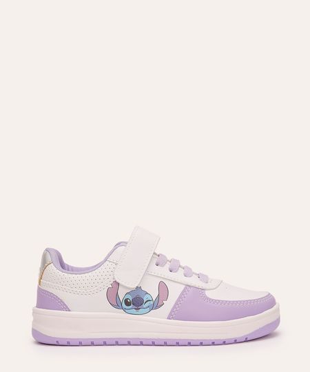 tênis infantil stitch com velcro lilás 33 tênis infantil stitch com velcro lilás 33
