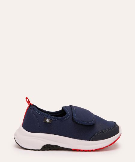 tênis infantil com velcro molekinho azul 20