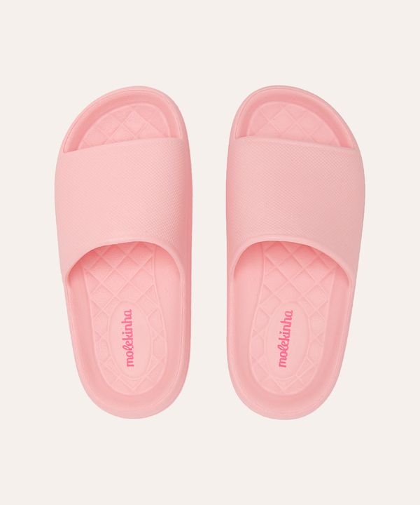 chinelo nuvem infantil molekinha rosa 30-31