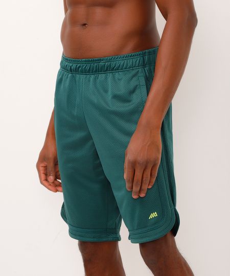 bermuda alongada com vivo esportiva ace verde GG