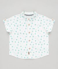 Camisa-Infantil-Estampada-de-Coqueiros-com-Bolso-em-Linho-Manga-Curta-Branca-9186901-Branco_1