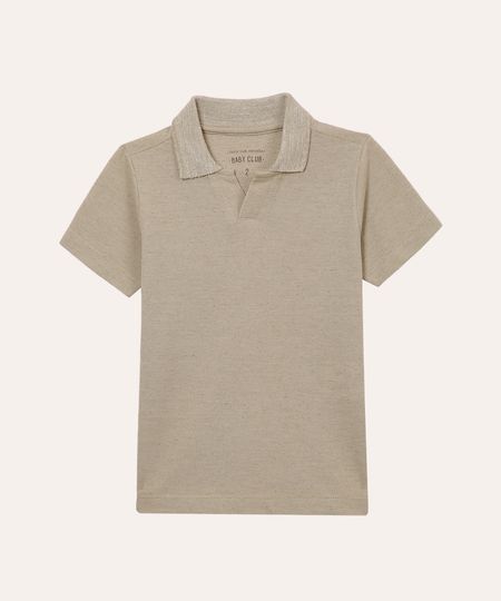 polo de algodão infantil piquet verde 5