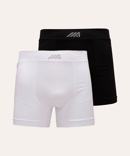 kit de 2 cuecas boxer esportivo ace colorido G kit de 2 cuecas boxer esportivo ace colorido G