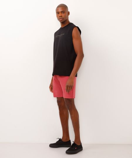 bermuda boardshort com bolsos rosa 42