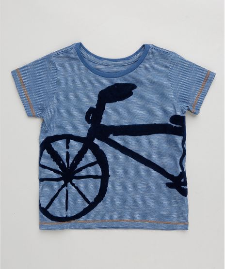 Camiseta-Infantil-Listrada-com-Bicicleta-Manga-Curta-Gola-Careca-Azul-9303321-Azul_1