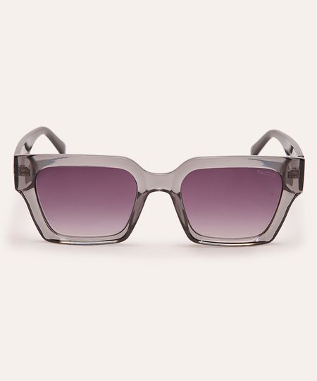 óculos de sol triton quadrado preto UNICO