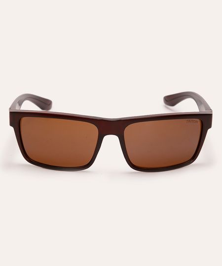 óculos de sol triton esportivo marrom UNICO