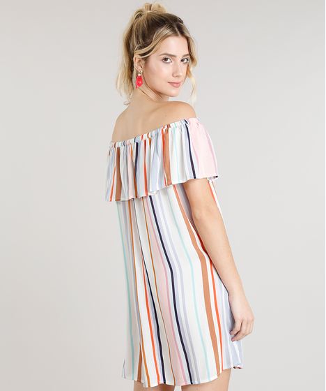 vestido ombro a ombro soltinho