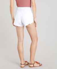 Short-de-Sarja-Feminino-Hot-Pant-com-Renda-Branco-9352647-Branco_2