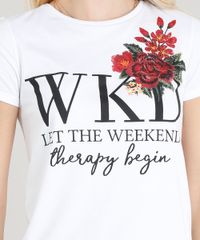 Blusa-Feminina--Weekend--com-Estampa-de-Flor-Manga-Curta-Decote-Redondo-Off-White-9250289-Off_White_4
