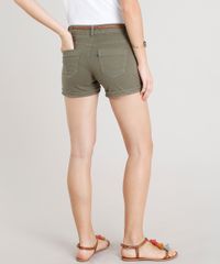 Short-de-Sarja-Feminino-Reto-com-Cinto-Trancado-Verde-Militar-9323264-Verde_Militar_2