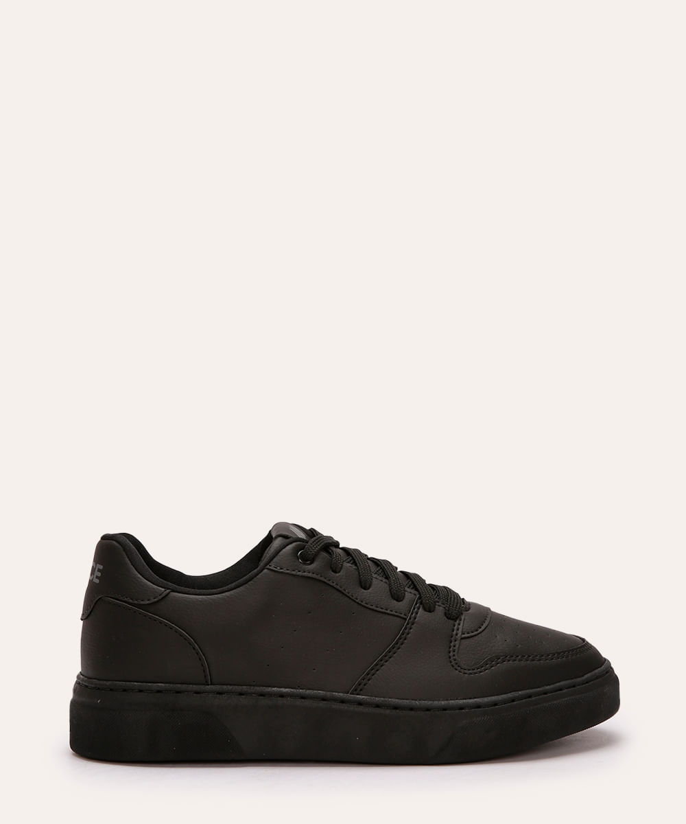 tênis casual cano baixo preto