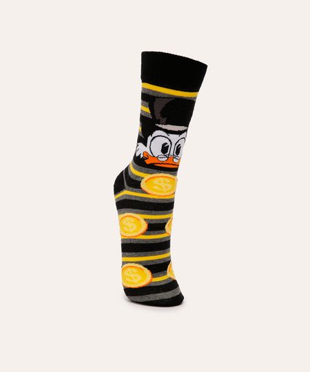 meia cano longo tio patinhas listrada colorida 37-40 meia cano longo tio patinhas listrada colorida 37-40