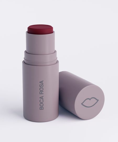 boca rosa stick cor blush sombra batom manaux UNICO