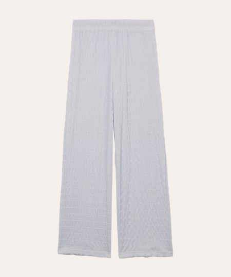 calça infantil de malha texturizada azul 8