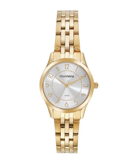 relógio analógico mondaine 32726LPMVDE1KA dourado UNICO