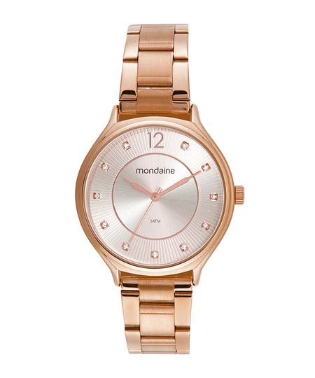 relógio analógico mondaine 32516LPMVRE3KF rosa UNICO