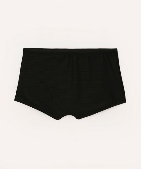 sunga boxer texturizada proteção uv preto P