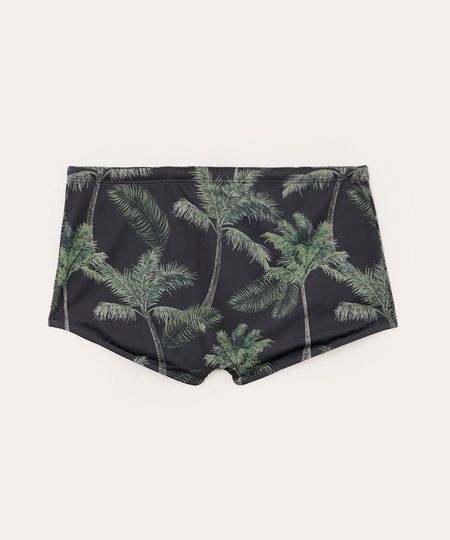 sunga boxer coqueiro proteção uv preta G