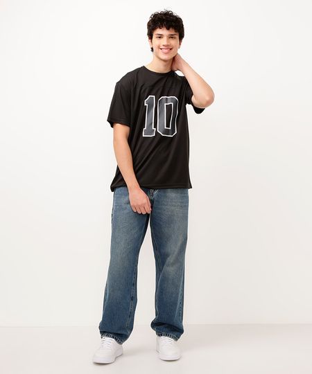 camiseta juvenil com recorte 10 manga curta preta 12 camiseta juvenil com recorte 10 manga curta preta 12