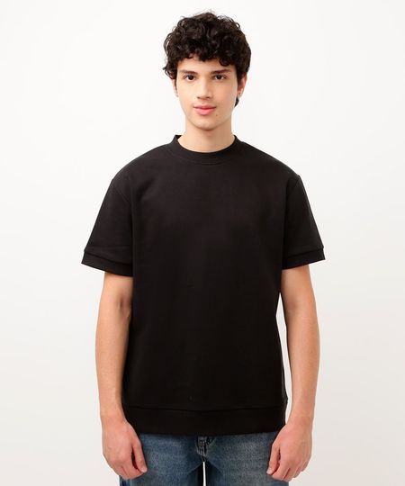 camiseta de moletom juvenil preta 10 camiseta de moletom juvenil preta 10