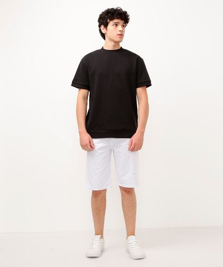 bermuda juvenil destroyed com bolso branco 10 bermuda juvenil destroyed com bolso branco 10