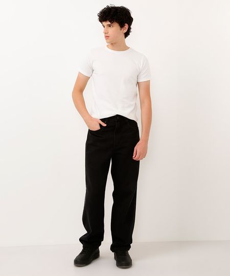 camiseta de algodão juvenil texturizada manga curta off white 14 camiseta de algodão juvenil texturizada manga curta off white 14