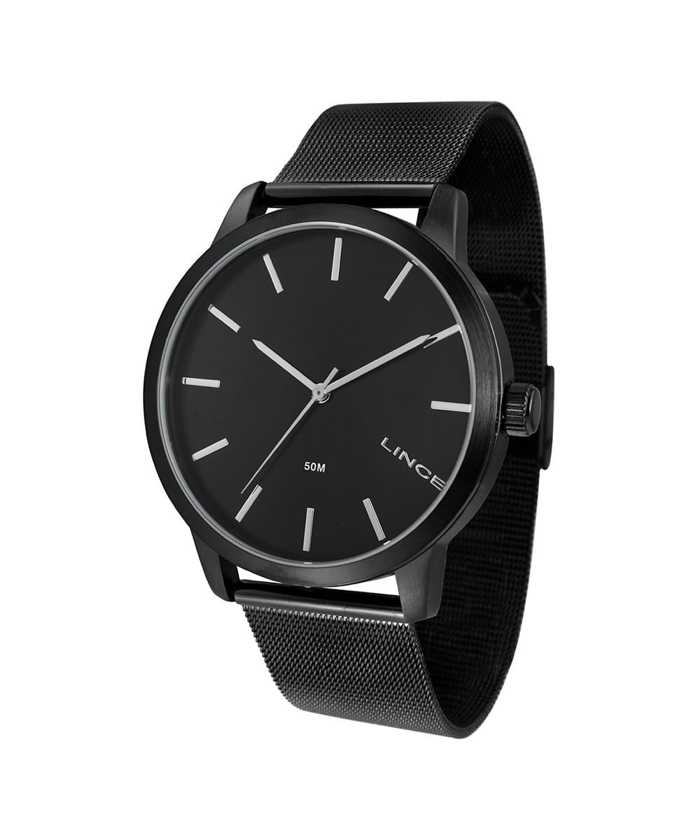 relógio masculino lince analógico mrm4422l p1px preto