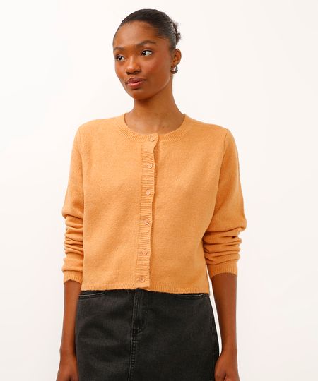 cardigan de tricot fleece bege M cardigan de tricot fleece bege M