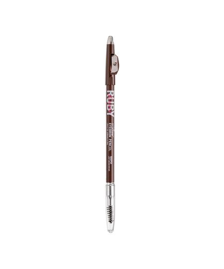 Lápis de madeira para sobrancelhas Go Brow RK by Kiss Light Medium Brown Único Único
