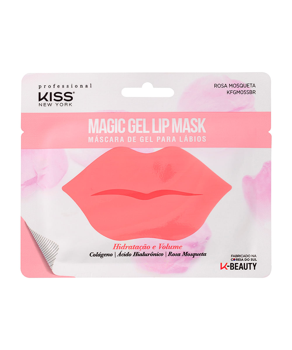 Máscara para Lábios Kiss NY - Magic Gel Mask - 1Un único Máscara para Lábios Kiss NY - Magic Gel Mask - 1Un único