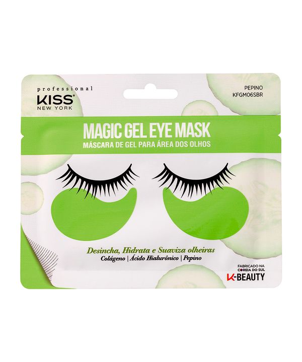 máscara para área dos olhos professional magic gel kiss ny Único