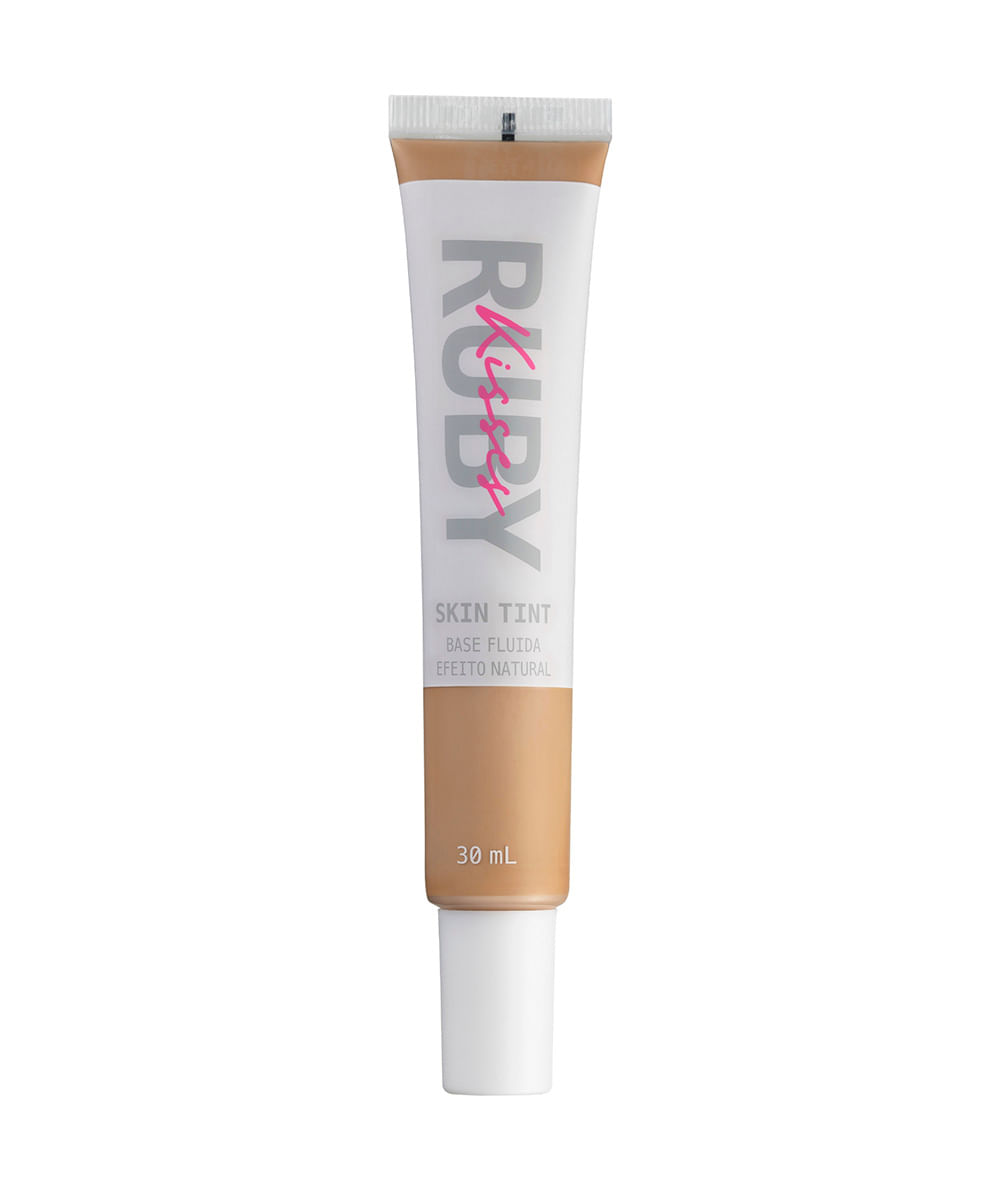 base fluida efeito natural skin tint cor 240 ruby kisses