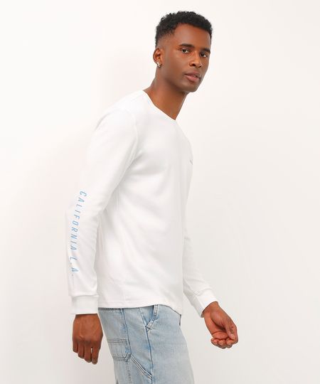 blusão de moletom manga longa sunset off white P blusão de moletom manga longa sunset off white P